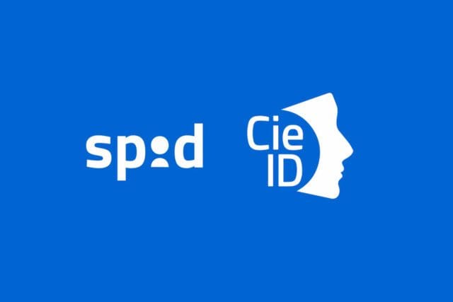 Loghi SPID e Cie Id, identità digitali che si possono usare come firma elettronica.