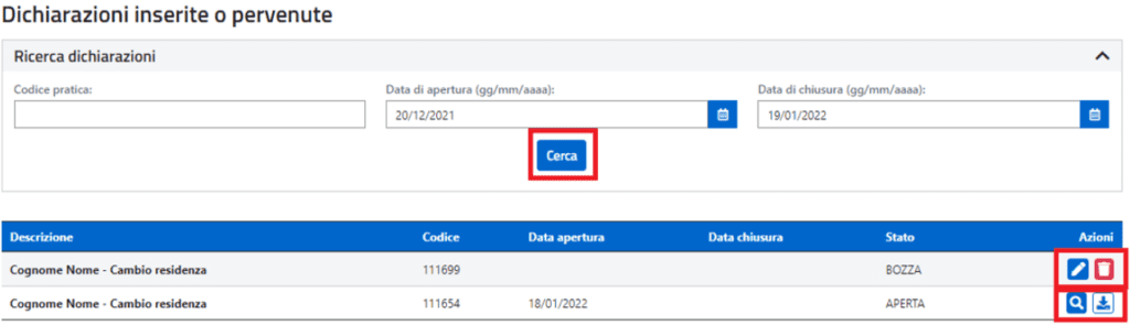 Cambio residenza online su ANPR screenshot 7